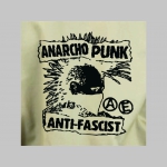 Anarcho Punk - Antifascist pánske tričko, čierne 100%bavlna značka Fruit of Rhe Loom